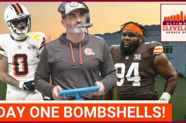 Kevin Stefanski already dropped a BOMBSHELL at Cleveland Browns training camp + Guards bats are MIA