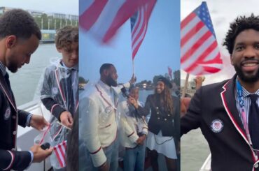 On Boat with Team USA for the Paris Olympics Opening Ceremony 2024