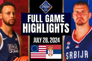 USA vs Serbia FULL GAME Highlights | July 28, 2024 | Olympic Men’s Basketball Highlights NBA 2K24