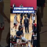 Stephen Curry BUCKETS From USA Scrimmage | #shorts