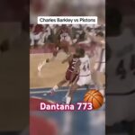 CHARLES BARKLEY vs. THE DETROIT PISTONS IN 1987 : #shorts #NBA #charlesbarkley
