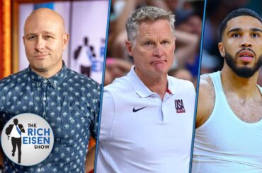 Jayson Tatum Didn't Play vs Serbia & Celtics Fan Brockman Wasn’t Having It | The Rich Eisen Show