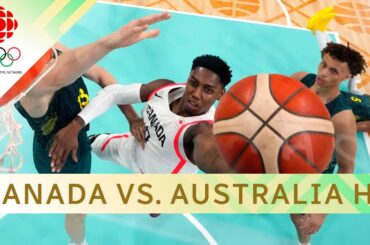 Canadian Olympic men's basketball team beats Australia, sits 1st place in group | #paris2024