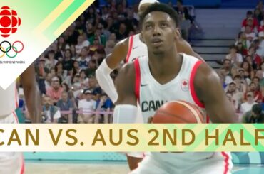 Men's Basketball Group Play: Canada vs. Australia SECOND HALF | #paris2024