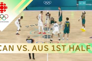 Men's Basketball Group Play: Canada vs. Australia FIRST HALF | #paris2024