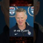 what’s Kerr doing with Tatum?? 🤨 #shorts #olympics #basketball #nba #celtics #warriors