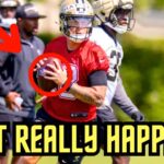 Spencer Rattler TOSS'N ROCKETS At New Orleans Saints Training Camp - Derek Carr Better Not SLIP UP