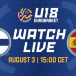LIVE - Finland v Spain | FIBA U18 EuroBasket 2024 | Class. Games 13-16