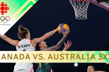 Women's 3x3 basketball play-in round: Canada vs. Australia | #paris2024