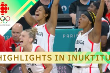 Women's basketball: Canada vs. Nigeria highlights in Inuktitut | #paris2024