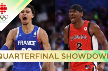 Undefeated Canadians face France in Olympic men's basketball quarterfinals | #paris2024