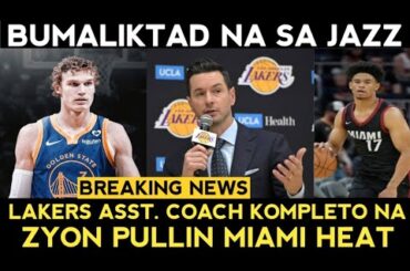 Markkanen BUMALIKTAD sa Utah Jazz! Warriors update. Heat nagpapirma. Lakers assistant coach