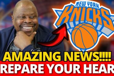 EXCELLENT NEWS! THIS LEFT THE FANS ANIMATEDS! TODAY'S NEW YORK KNICKS NEWS