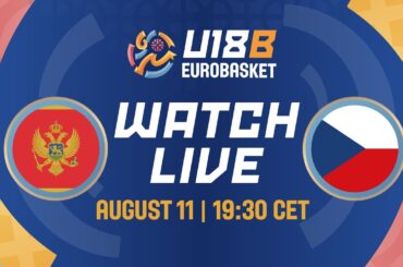 LIVE - Montenegro v Czechia | FIBA U18 Women's EuroBasket 2024 Division B | FINAL
