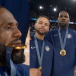 Team USA receive their GOLD MEDALS and LeBron James Wins MVP of Olympics