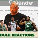 Instant reaction to the Milwaukee Bucks 2024-25 schedule release