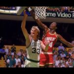 1986 NBA Finals Game 6 Houston Rockets at Boston Celtics, June 8, 1986, Bird Finals Triple Double