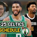 Full 2024-25 Boston Celtics Schedule Revealed