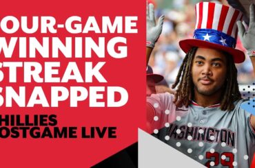 Phillies can't complete four-game sweep of Nationals after 6-4 loss on Sunday | Phillies PGL