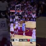 LeBron block 😅 Cleveland Cavaliers NBA Basketball #NBA #Cavs #basketball