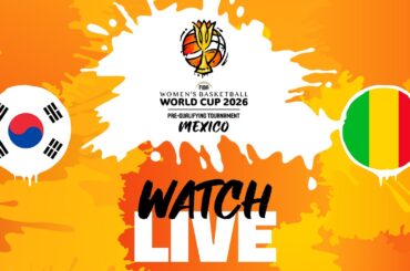 Korea v Mali | Full Basketball Game | #FIBAWWC 2026 Pre-Qualifying Tournament
