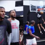 Jalen Green Insane workout at HoustonRockets mini camp with some elite runs