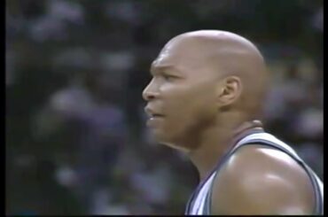 Derrick Coleman Take Over！NBA Playoffs ECFR 2000.4.24 Philadelphia 76ers at Charlotte Hornets G2Q4OT
