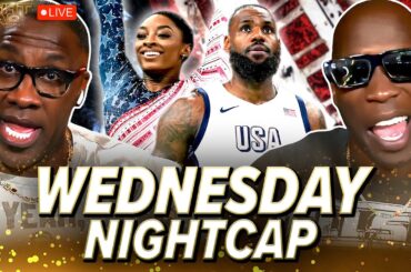 Reaction to Team USA beats South Sudan, Simone Biles vs. MyKayla Skinner | Nightcap | Paris Olympics