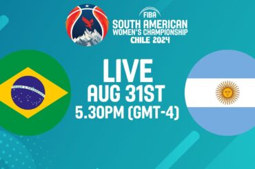 Brazil v Argentina | Full Basketball Game | FIBA South American Women's Championship 2024