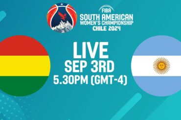 Bolivia v Argentina | Full Basketball Game | FIBA South American Women's Championship 2024