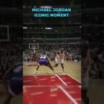 Michael jordan iconic moments 🤾 #nba #basketball #nbahistory #michaeljordan #shorts