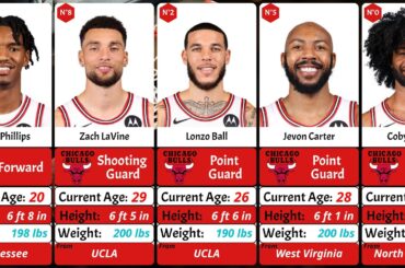 Chicago Bulls updated team roster for 2024-2025 Season