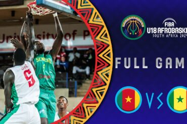 Group Phase | Cameroon v Senegal | Full Basketball Game | FIBA U18 AfroBasket 2024