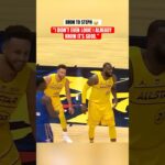 This LeBron & Steph moment in the 2021 All-Star Game 🤣 (via @warriors)