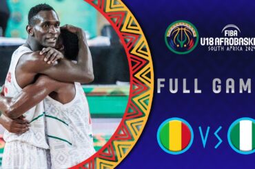 Quarter-Finals | Mali v Nigeria | Full Basketball Game | FIBA U18 AfroBasket 2024