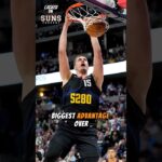 The Phoenix Suns Advantage Versus The Denver Nuggets ✔️ #nba #phoenixsuns