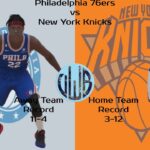 UWB Season 2: Philadelphia 76ers (11-4) vs New York Knicks (3-12)