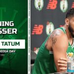 Jayson Tatum REFLECTS on Olympics Situation | Celtics Media Day