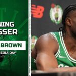 Jaylen Brown TEASES Big Announcement and Discusses Olympics | Celtics Media Day