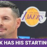 JJ Redick Names The Lakers Starting Lineup, Talks LeBron, Anthony Davis and "Jumping the Line."