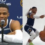 Russell Westbrook first look in Denver uniform & reacts to signing with Nuggets