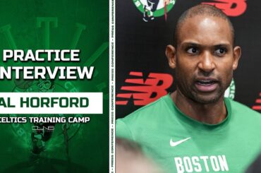 Al Horford REACTS to Karl Anthony Towns to Knicks | Celtics Practice
