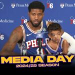 Paul George On Joel Embiid, Maxey, 76ers Chances in 2024/25 | 2024 Media Day