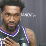 Kings guard Malik Monk - Sacramento Kings Media Day 2024