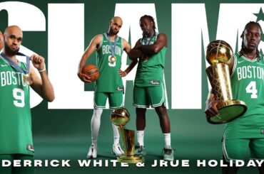 Derrick White & Jrue Holiday Talk Olympics, Celtics and the Famous Steps in Paris | SLAM Cover 252