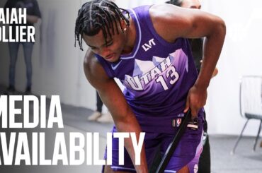 ISAIAH COLLIER 2024/25 Media Day Availability 🎙️ | UTAH JAZZ