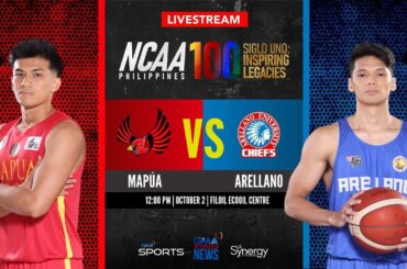 Mapúa vs Arellano (Men’s Basketball) | NCAA Season 100