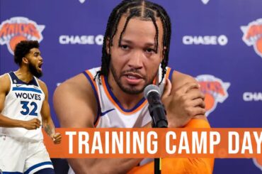 New York Knicks Training Camp Day 1 | Julius Randle/Karl Anthony Townes Trade Fallout