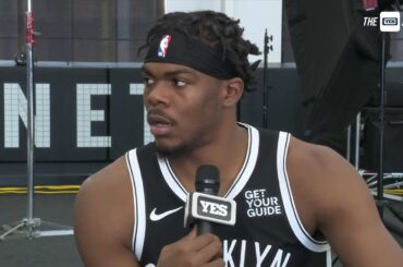 Day'Ron Sharpe 2024 Nets Media Day