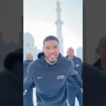 The Celtics visit The Sheikh Zayed Grand Mosque 🕌 #NBAinAbuDhabi | #Shorts